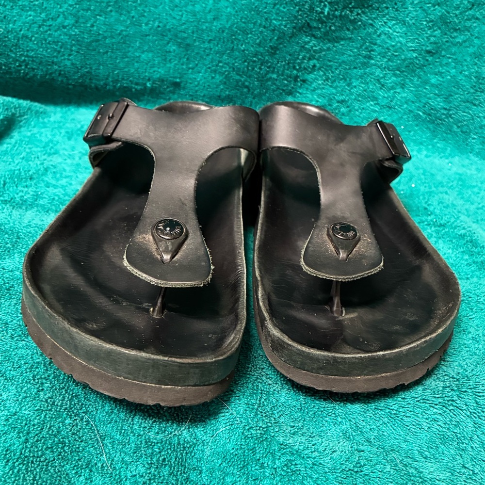 Black Leather Birkenstock